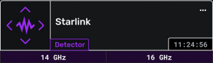 Карточка цели · Starlink Detector