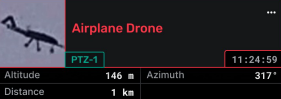 Карточка цели · Airplane Drone